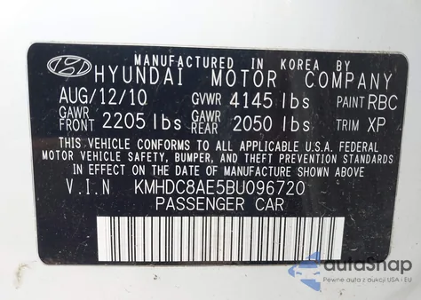 2011 Hyundai Elantra Touring Se из США, поврежденный, VIN KMHDC8AE5BU096720